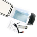 Electric Cooler and Warmer Dual Use Car Refrigerator Portable Mini Fridge 12V DC Power Supply 7.5 Liter / 12 Cans