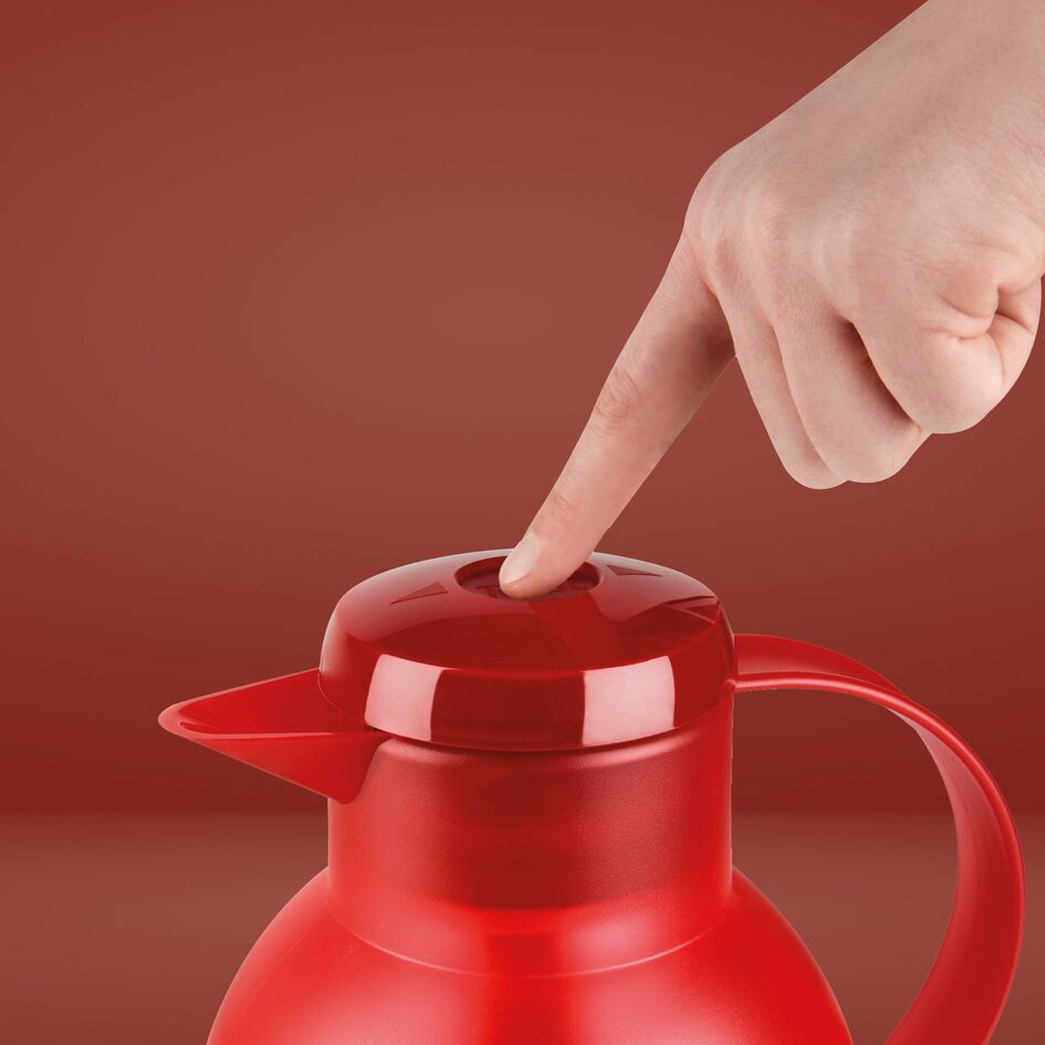 Tefal Samba Jug 1 Liter Aubergine Isothermal Jug Translucent Vacuum Flask Plastic-Polypropylenex (Pp) Glass Liner K3035312 10 Tefal Samba Jug 1 Liter Aubergine Isothermal Jug Translucent Vacuum Flask Plastic-Polypropylenex (Pp) Glass Liner K3035312