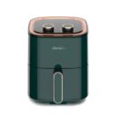 Decakila Air Fryer 3.5L Stainless Steel 1400W Single Coat Non Stick Pot 60 Minute Timer Automatically Shuts Off KEEC036V