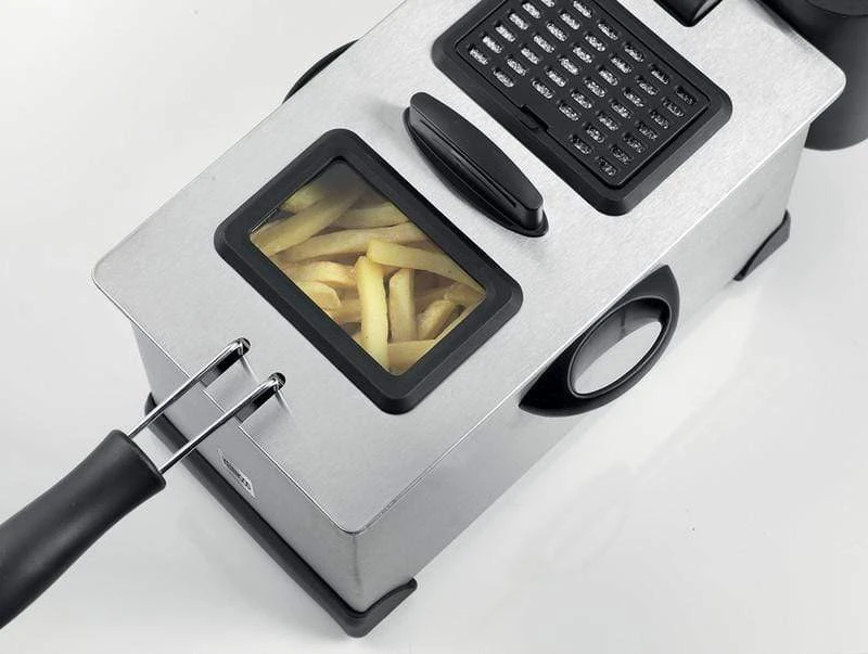 Kenwood Deep Fryer 3L 2000W With View Window And Stainless Steel Lid For Home Kitchen Dfm50.000Ss 5 Kenwood Deep Fryer 3L 2000W With View Window And Stainless Steel Lid For Home Kitchen Dfm50.000Ss