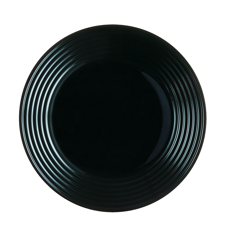 Luminarc Harena Dinner Plate 27Cm 6Pcs Black L7614 1 Luminarc Harena Dinner Plate 27Cm 6Pcs Black L7614
