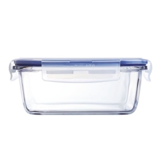 Luminarc Pure Box Square Food Container 122cl Flat Rim P3552