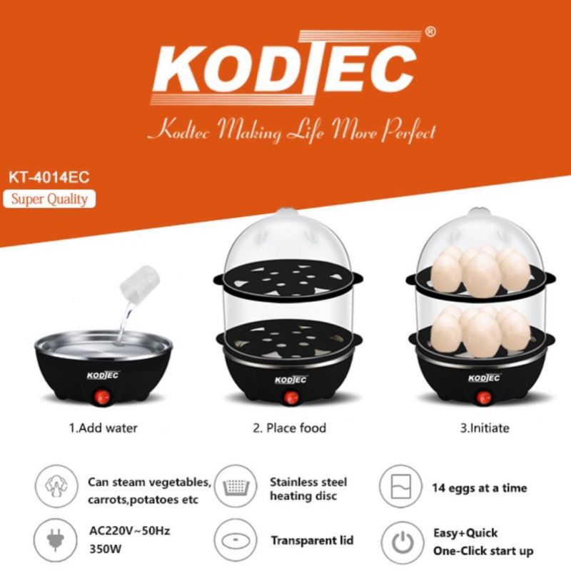 Kodtec Egg Cooker 350W 14 Eggs Kt-4014Ec 3 Kodtec Egg Cooker 350W 14 Eggs Kt-4014Ec