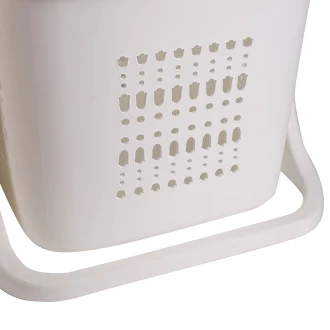 Nadstar Storage Basket 2 Deck Bathroom Clothes Storage Basket Multi-layer Universal Wheel Rack Grocery Organizer K998-3A