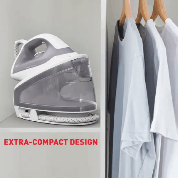 Tefal Express Optimal Steam Generator Iron 2200W With 1.2L Tank 1.6M Power Cord Ceramic Soleplate Sv4111G0