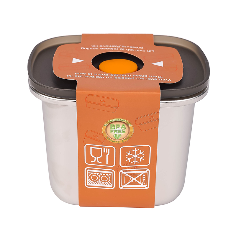 Nadstar Stainless Steel Food Storage 550Ml Eco-Friendly Lunchbox Compartments Stainless Steel Take Away Sp0572 1 Nadstar Stainless Steel Food Storage 550Ml Eco-Friendly Lunchbox Compartments Stainless Steel Take Away Sp0572