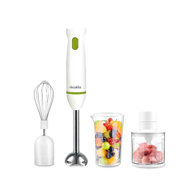 Decakila Hand Blender 4 In1 Multifunction 600W Chopper Bowl 350Ml With Mixer &Amp; Cup With 1 350Ml Chopper Bowl With 1 Whisk With 1 Measuring Cup Kejb038W 1 Decakila Hand Blender 4 In1 Multifunction 600W Chopper Bowl 350Ml With Mixer &Amp; Cup With 1 350Ml Chopper Bowl With 1 Whisk With 1 Measuring Cup Kejb038W
