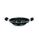 Pigeon Kitumbua 7 Hole Wondercast Aluminium 7 Rounds Panniyarkal Pan (Black)