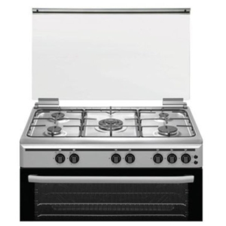 Nikai Cooker 90x60 Full Gas Oven Cooking Range 5 Gas Burner With Double Glass Oven Door Button Ignition Hobs And Oven U9063FS