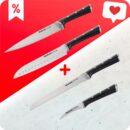 Tefal Ingenio Ice Paring Knife 7cm Ice Force Technology German Stainless Steel Brushed Stainless Steel Black 27.5 x 6 x 2 CM K2321214