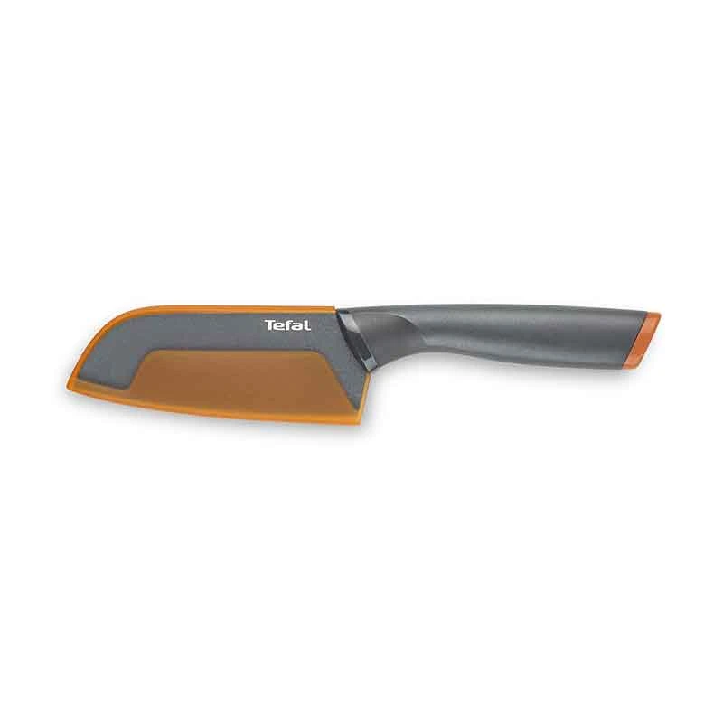 Tefal Fresh Kitchen Santoku Knife With Cover 12Cm Titanium Non Stick Coating Ideal For Slicing &Amp; Chopping All Types Of Food High Performance Stainless Steel K1220104 5 Tefal Fresh Kitchen Santoku Knife With Cover 12Cm Titanium Non Stick Coating Ideal For Slicing &Amp; Chopping All Types Of Food High Performance Stainless Steel K1220104