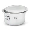 Nadstar Aluminium Sufuria 430L with Lid & Handle 57KG Gauge 5G 5.40MM Aluminium Tapela Patila with Handles Commercial Tope No.80