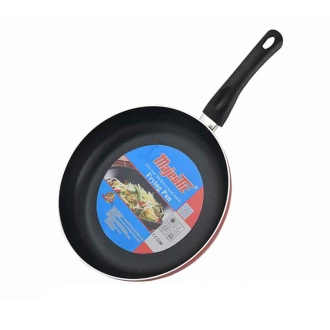 Nadstar Frypan 28CM Nonstick Interior For Low Fat Healthy Cooking Stainless Steel Fitting Extra Heavy Ceramic Gas  Electric & Hob FP28