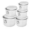 Nadstar Aluminium Sufuria 5pcs with Lid & Handle 55L 65L 75L 85L 100L Cookware Set Tope Cooking Pot for Commercial Use - Gauge 7 Kitchen Heavy Duty Tapela