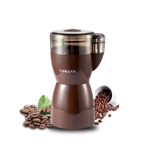 Sokany Electric Coffee Grinding Machine 100g 180W Brown SM-3016