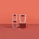 Dunya Plastic Container Rectangle 975ml Master Rectangle 30843