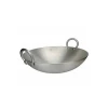 Nadstar Aluminium Karai 13" No6 Heavy Base Aluminum Kadai Deep Frying Kadai with Handle for Kitchen