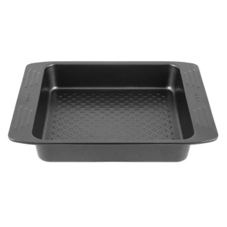Tefal Easy Grip Baking Mold Square Cake Pan 21x21 CM Carbon Steel Easy Handling Large H