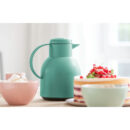 Tefal Samba Jug 1 Liter Green Isothermal Jug Translucent Vacuum Flask Plastic-Polypropylenex (PP) Glass Liner F4010210