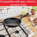 Tefal Super Cook Frypan 28cm Non Stick Thermo Signal 100% Safe Frying Pan Black Aluminium B4590684