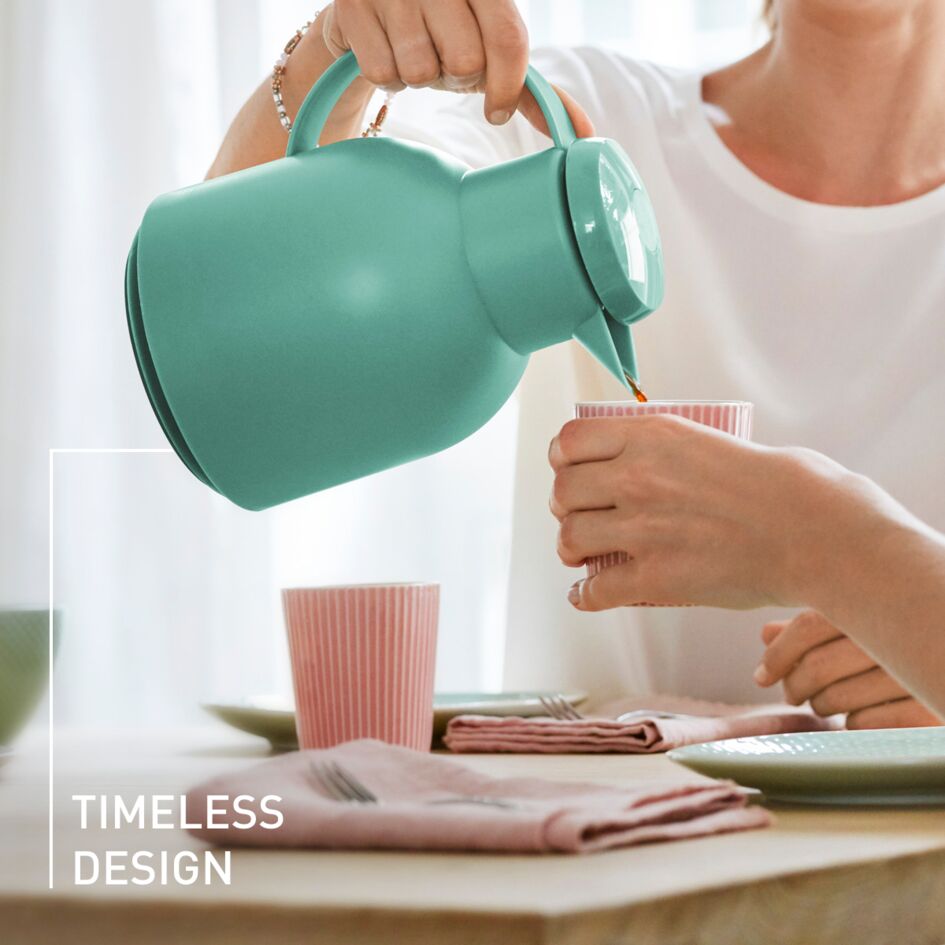 Tefal Samba Jug 1 Liter Green Isothermal Jug Translucent Vacuum Flask Plastic-Polypropylenex (Pp) Glass Liner F4010210 10 Tefal Samba Jug 1 Liter Green Isothermal Jug Translucent Vacuum Flask Plastic-Polypropylenex (Pp) Glass Liner F4010210