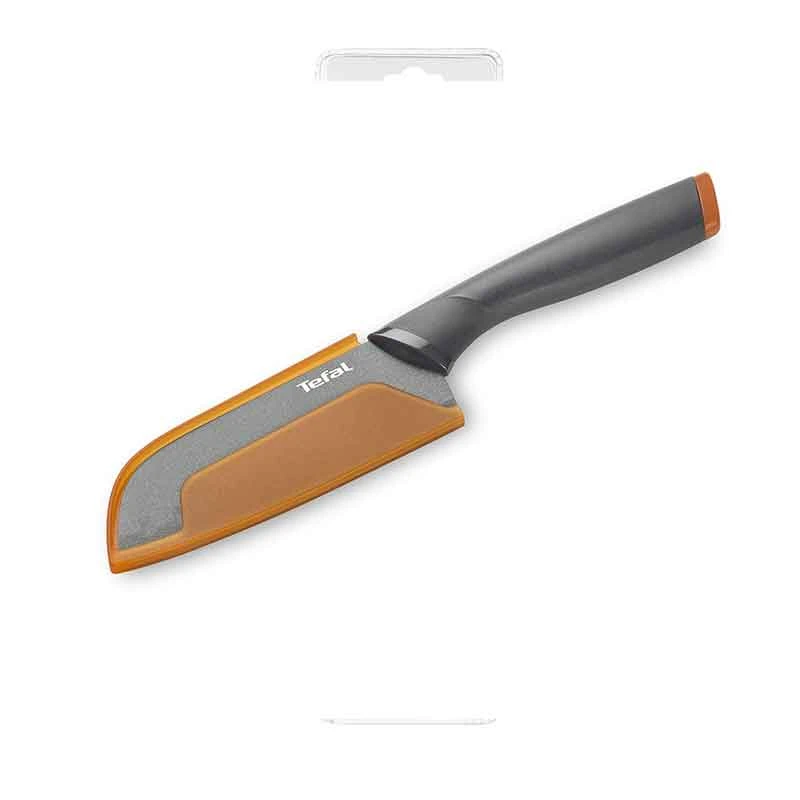 Tefal Fresh Kitchen Santoku Knife With Cover 12Cm Titanium Non Stick Coating Ideal For Slicing &Amp; Chopping All Types Of Food High Performance Stainless Steel K1220104 3 Tefal Fresh Kitchen Santoku Knife With Cover 12Cm Titanium Non Stick Coating Ideal For Slicing &Amp; Chopping All Types Of Food High Performance Stainless Steel K1220104