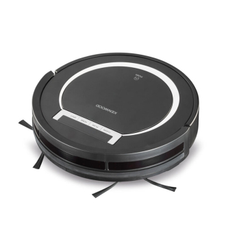 Kenwood Smart Robot Vacuum Cleaner 2-in-1 Vacuuming Smart Drop Proof Technology Virtual Wall Ideal for Pet Hair Hard Floor and Carpet 0.5 Suction Power super silent 65 VRP10.000BK