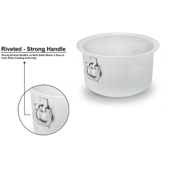 Nadstar Aluminium Sufuria 5pcs with Lid & Handle 125L 140L 155L 170L 190L Cookware Set Tope Cooking Pot for Commercial Use - Gauge 7 Kitchen Heavy Duty Tapela