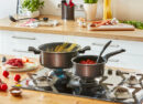 Tefal Easy Cook Stockpot 30 CM Titanium Non Stock Cooking Pot 4.7 L with Lid Suitable for All Heat Sources Except Induction B5546902