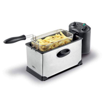 Kenwood Deep Fryer 3L 2000W with View Window and Stainless Steel Lid for Home Kitchen DFM50.000SS