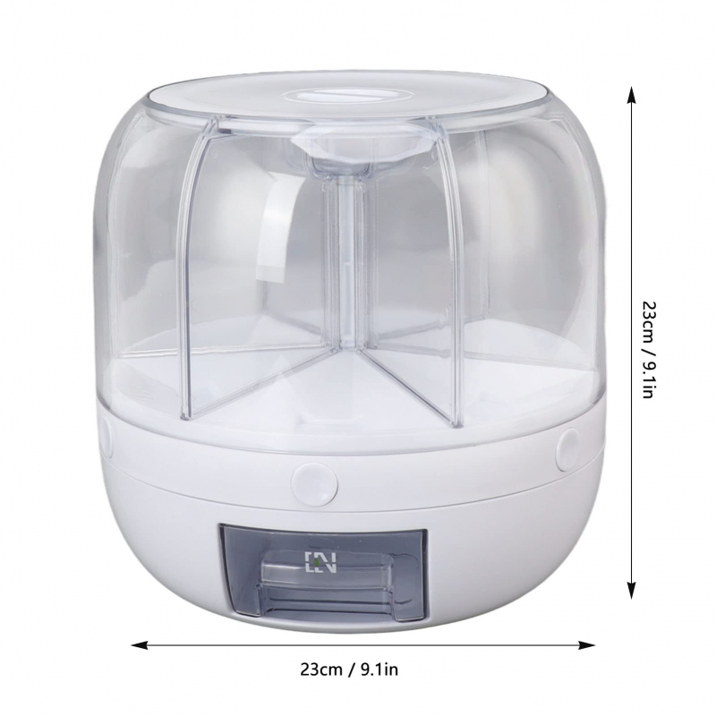 Nadstar Rice Bucket Dispenser 5Kg Food Grain Storage Container Large Capacity Storage Box 916-6026 8 Nadstar Rice Bucket Dispenser 5Kg Food Grain Storage Container Large Capacity Storage Box 916-6026