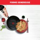 Tefal Super Cook Frypan 26cm Non Stick Thermo Signal 100% Safe Frying Pan Black Aluminium B4590584