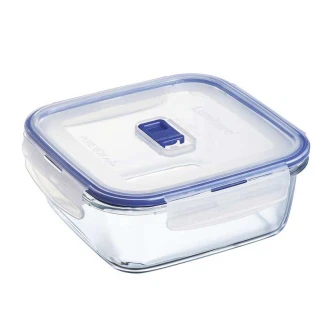 Luminarc Pure Box Square Food Container 122cl Flat Rim P3552