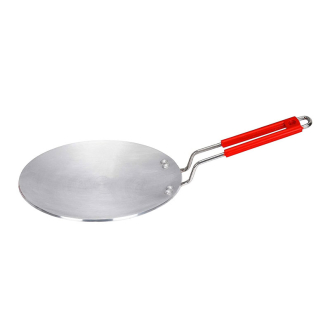 Nadstar Aluminium Tawa 10 Inches No10 Crepe Pan Dosa Pan Pancake Flat Skillet Tawa Griddle 10-Inch With Stay-Cool Handle