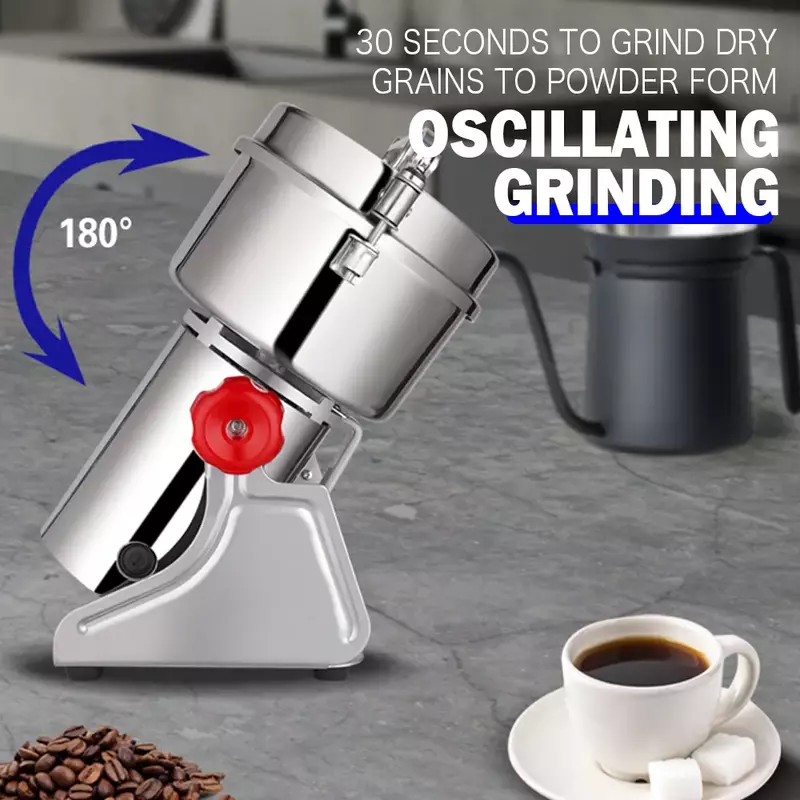 Raf Generic Dry Food Grinder Machine 1480W 200G R.7128 5 Raf Generic Dry Food Grinder Machine 1480W 200G R.7128