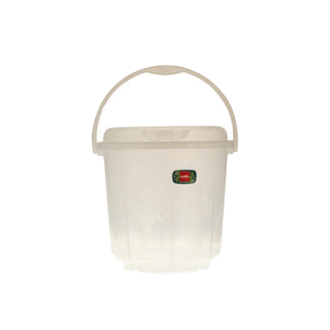 Cello Bucket Deluxe 18L Transparent 350 x 350mm