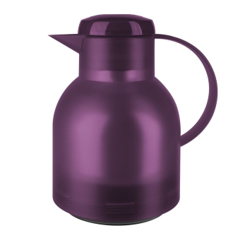 Tefal Samba Jug 1 Liter Aubergine Isothermal Jug Translucent Vacuum Flask Plastic-Polypropylenex (PP) Glass Liner K3035312
