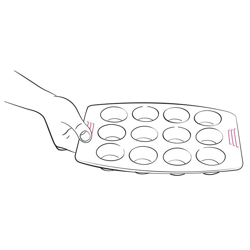 Tefal Easy Grip Baking Mold Cake Pan 12X25 Cm Carbon Steel Easy Handling Large Handles Non-Stick Coating Easy Release Easy Cleaning Dark Grey J1625345 4 Tefal Easy Grip Baking Mold Cake Pan 12X25 Cm Carbon Steel Easy Handling Large Handles Non-Stick Coating Easy Release Easy Cleaning Dark Grey J1625345