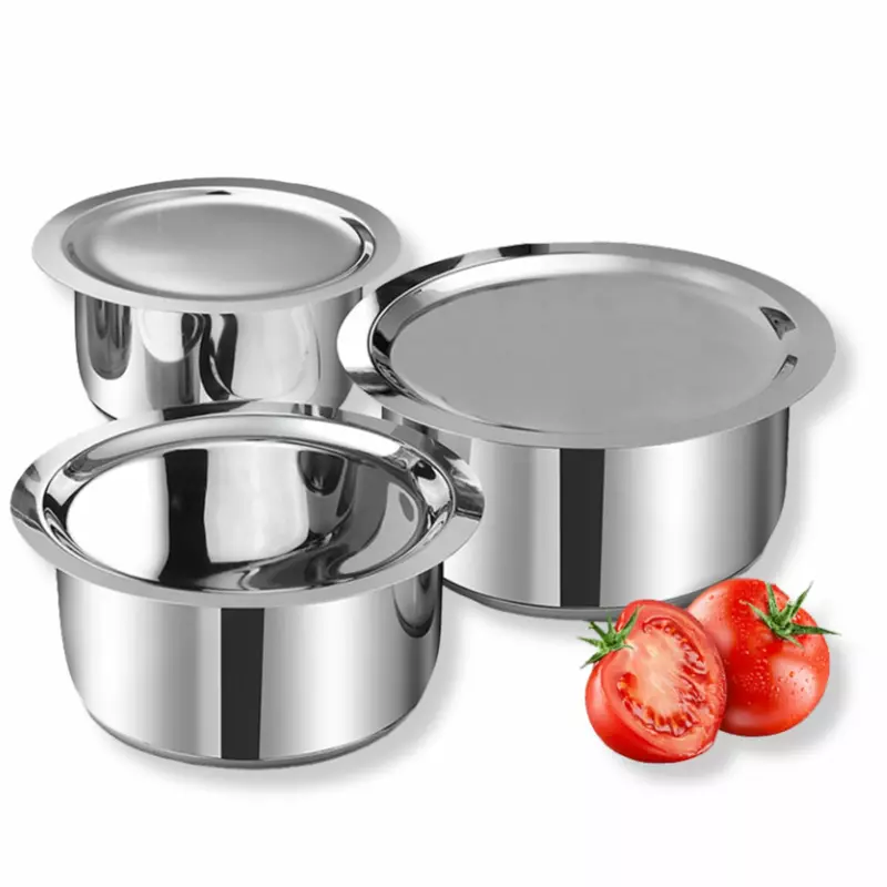 Nadstar Aluminum Sufuria 12Pcs With Lid 12-23 Cookware Set Tope Cooking Pot With Lid And Handle For Commercial Use - Kitchen Heavy Duty Half Polished 4 Nadstar Aluminum Sufuria 12Pcs With Lid 12-23 Cookware Set Tope Cooking Pot With Lid And Handle For Commercial Use - Kitchen Heavy Duty Half Polished