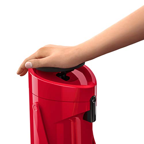 Tefal Pump Vacuum Jug Flask Ponza 1.9L Red Flask Insulated With Inner Glass K3140314 5 Tefal Pump Vacuum Jug Flask Ponza 1.9L Red Flask Insulated With Inner Glass K3140314