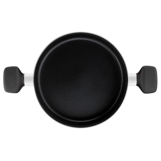 Tefal Super Cook Stew Pot 22cm + Lid Non Stick Thermo Signal 100% Safe Stew Pan Black Aluminium B4594584