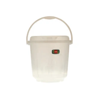 Cello Bucket Deluxe 3L Transparent 200 x 190mm (Pack of 6Pcs)