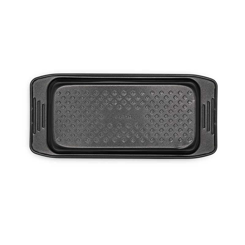 Tefal Easy Grip Baking Mold Cake Pan 12X25 Cm Carbon Steel Easy Handling Large Handles Non-Stick Coating Easy Release Easy Cleaning Dark Grey J1625345 2 Tefal Easy Grip Baking Mold Cake Pan 12X25 Cm Carbon Steel Easy Handling Large Handles Non-Stick Coating Easy Release Easy Cleaning Dark Grey J1625345