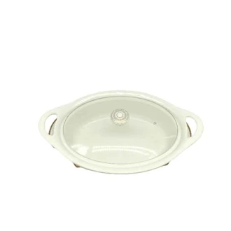 Nadstar Chafing Dish for Buffet Stoves Made of Ceramic Soup Pot Porcelain Food Serving 735-116
