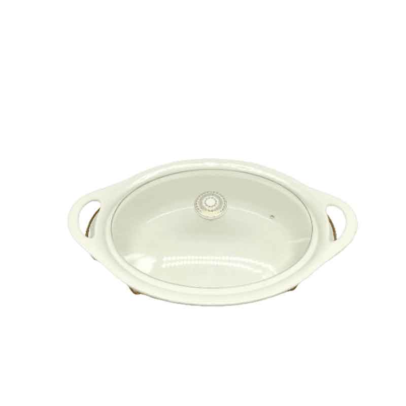 Nadstar Chafing Dish For Buffet Stoves Made Of Ceramic Soup Pot Porcelain Food Serving 735-116 2 Nadstar Chafing Dish For Buffet Stoves Made Of Ceramic Soup Pot Porcelain Food Serving 735-116