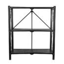 Nadstar Storage Rack Stainless Steel 3 Layers With Wheels Foldable HP95-776H