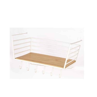 Nadstar Dish Rack Stainless Steel Kitchen Drying Storage Rack Hanger & Cup Holder M18035B