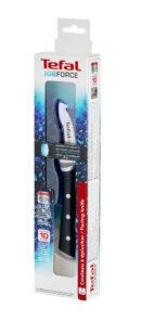 Tefal Ingenio Ice Paring Knife 7cm Ice Force Technology German Stainless Steel Brushed Stainless Steel Black 27.5 x 6 x 2 CM K2321214