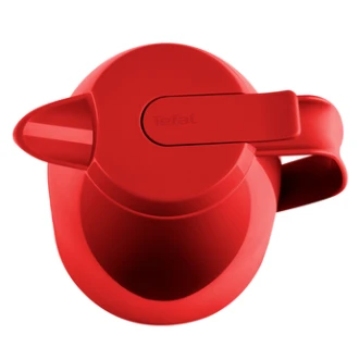 Tefal Mambo Jug Red 1.5 Liter Insulated Thermos Vacuum Flask Plastic-Polypropylenex (PP) Glass Liner K3039212