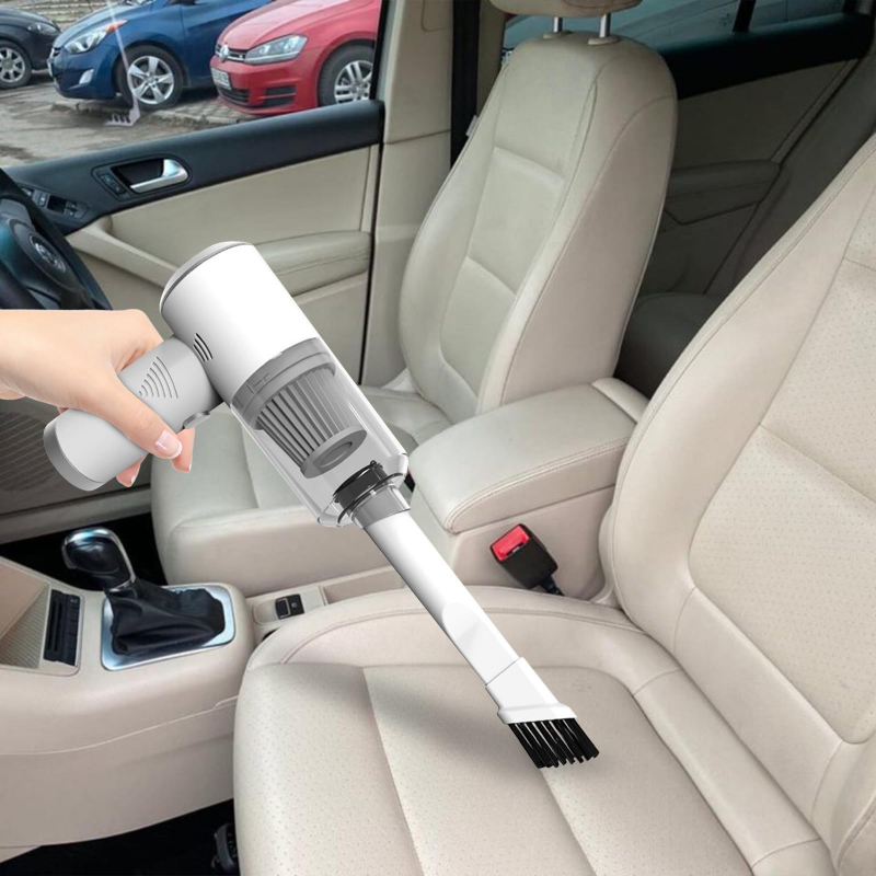 Mini Handheld Vacuum Cleaner Automatic Rechargeable For Dust Dirt For Daily Use White 11 Mini Handheld Vacuum Cleaner Automatic Rechargeable For Dust Dirt For Daily Use White